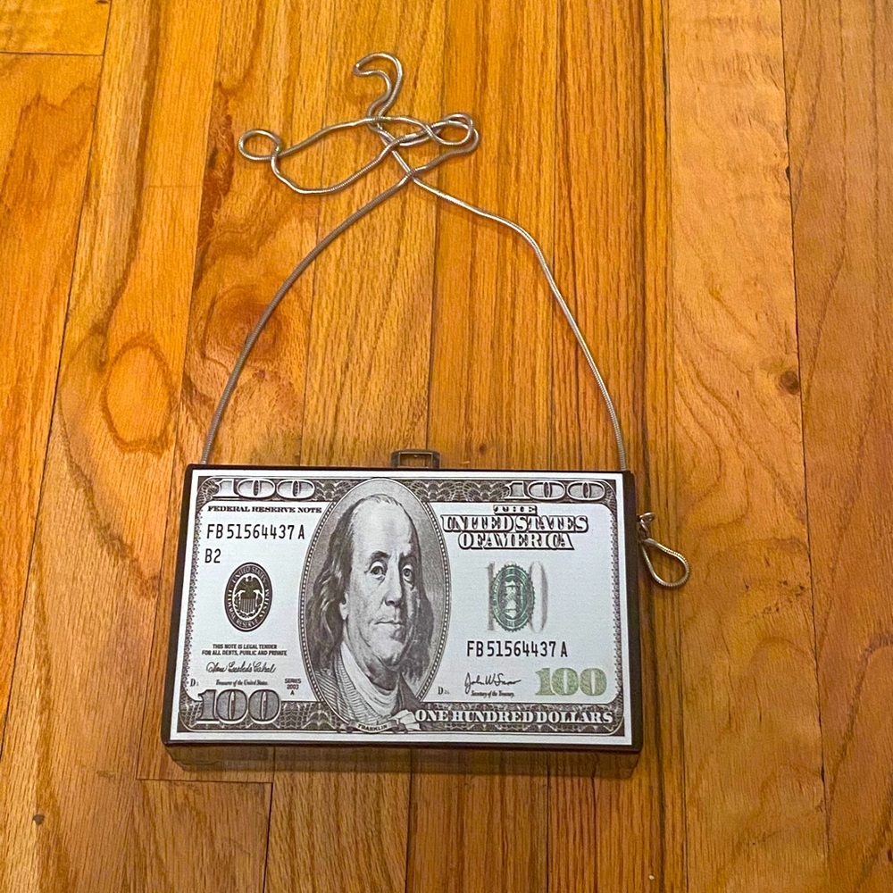 Money dollar cross body bag